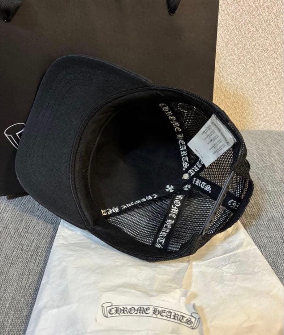 【国内正規品】クロムハーツキャップ　バーティカルロゴ　正規品　ブラック