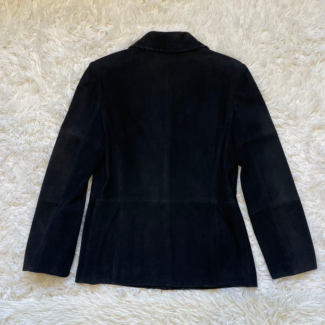 BURBERRY LONDON 羊革 スエード ジャケット ノバチェック 40