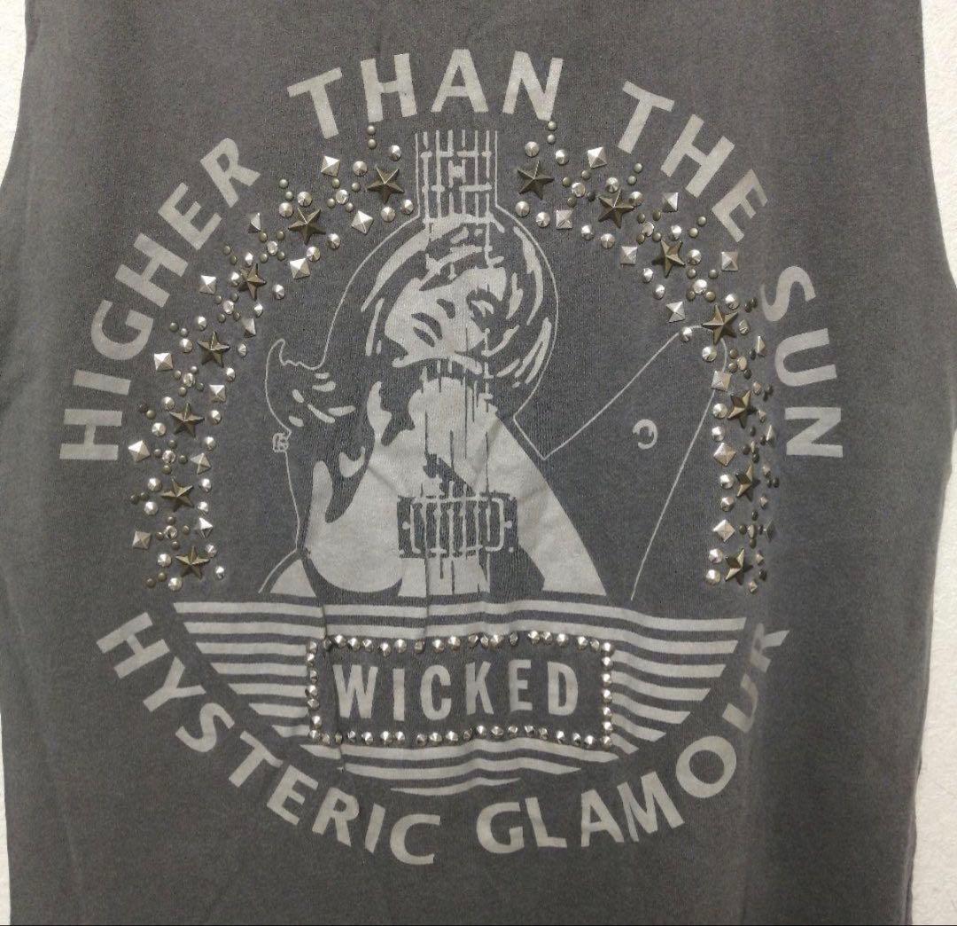 美品 HYSTERIC Glamour スタッズ タンクトップ