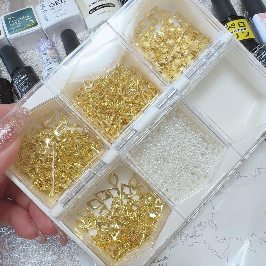 Eccentric MAG ネイル用品まとめ売りジェルインクチップラインストーン