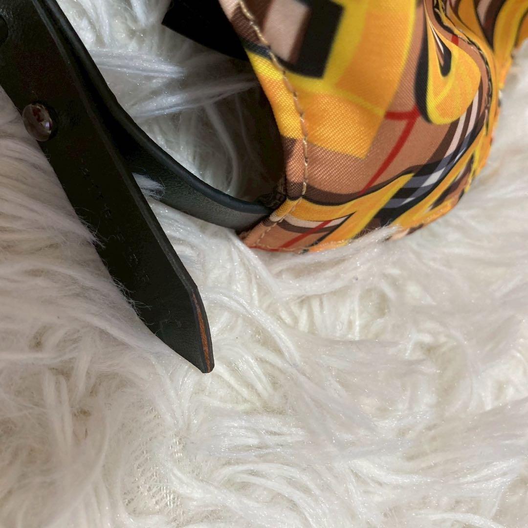 BURBERRY London ベースボールキャプ ブラウン イエロー