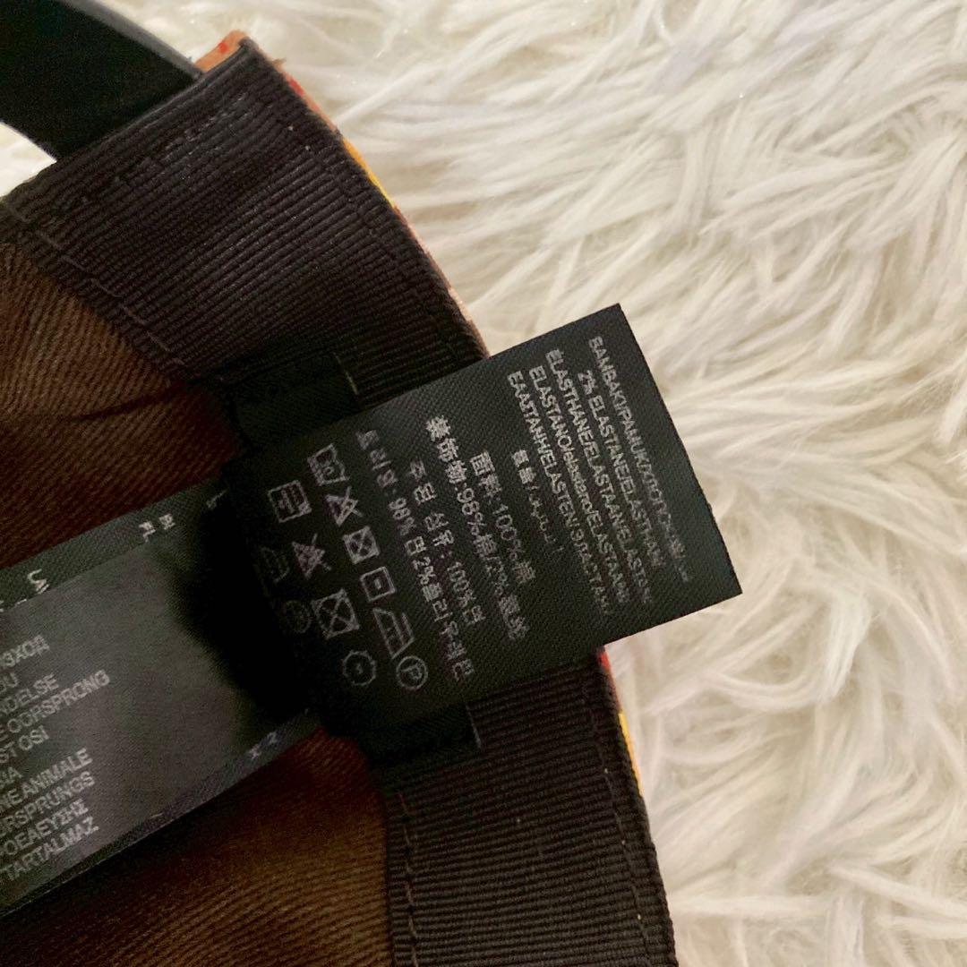 BURBERRY London ベースボールキャプ ブラウン イエロー
