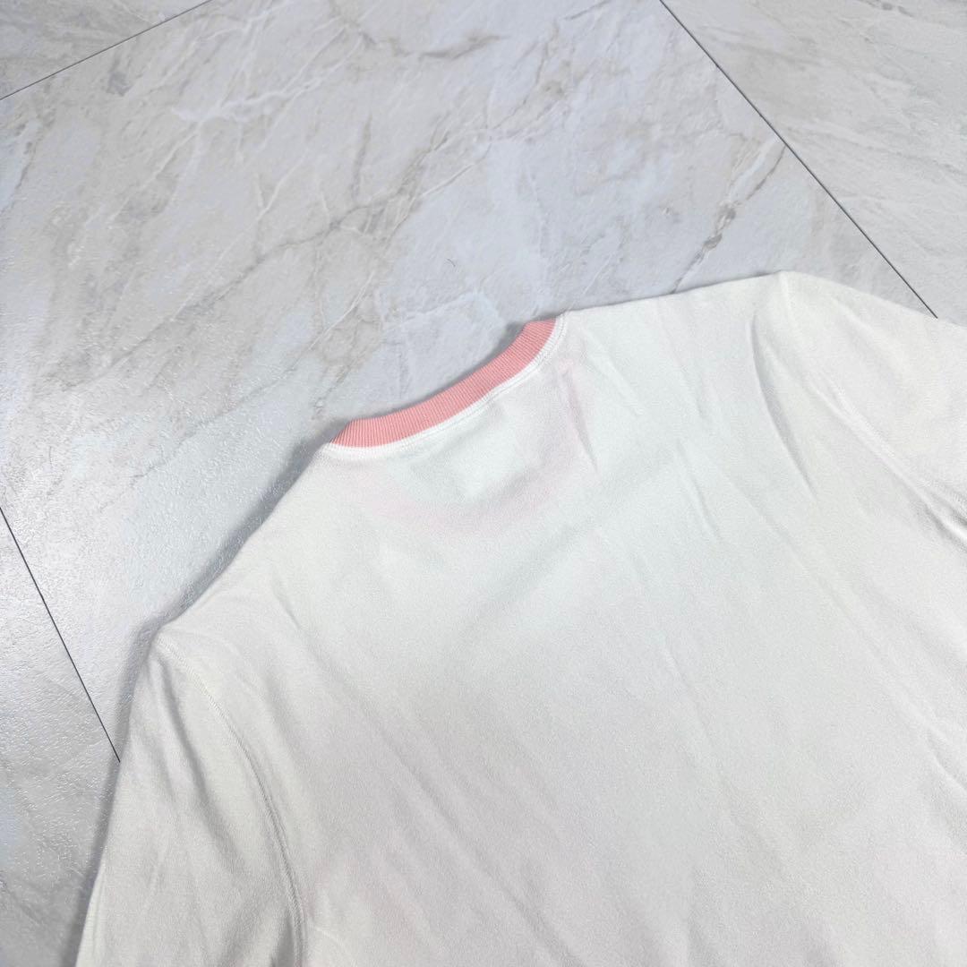 CHANEL 半袖 伸縮性 ニット ココマーク リンガー Tシャツ 46