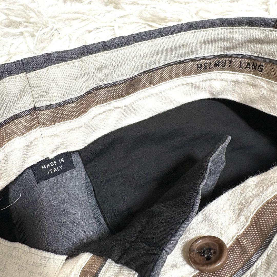 本人期 HELMUT LANG ヘルムートラング スーツ 46 イタリア製グレー