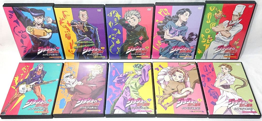 ジョジョの奇妙な冒険/ダイヤモンドは砕けない 【4部】DVD 全20巻 セット