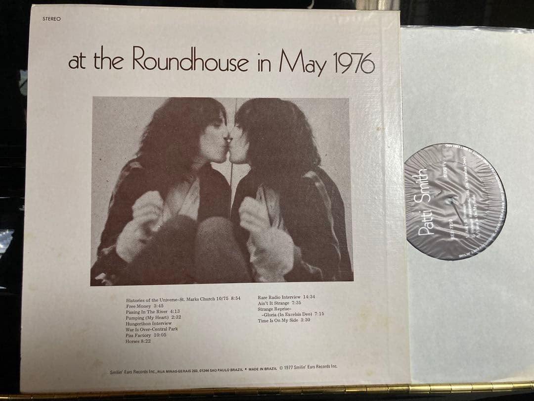 プライベート盤２LPパティスミスPatti Smith Live in ロンドン
