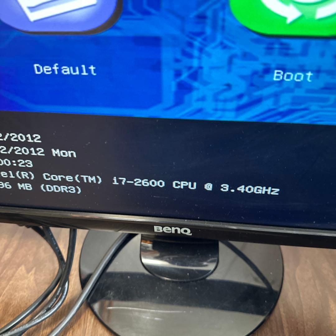 【動作品】Core i7-2600搭載 自作PC /4GB / BIOS確認済み