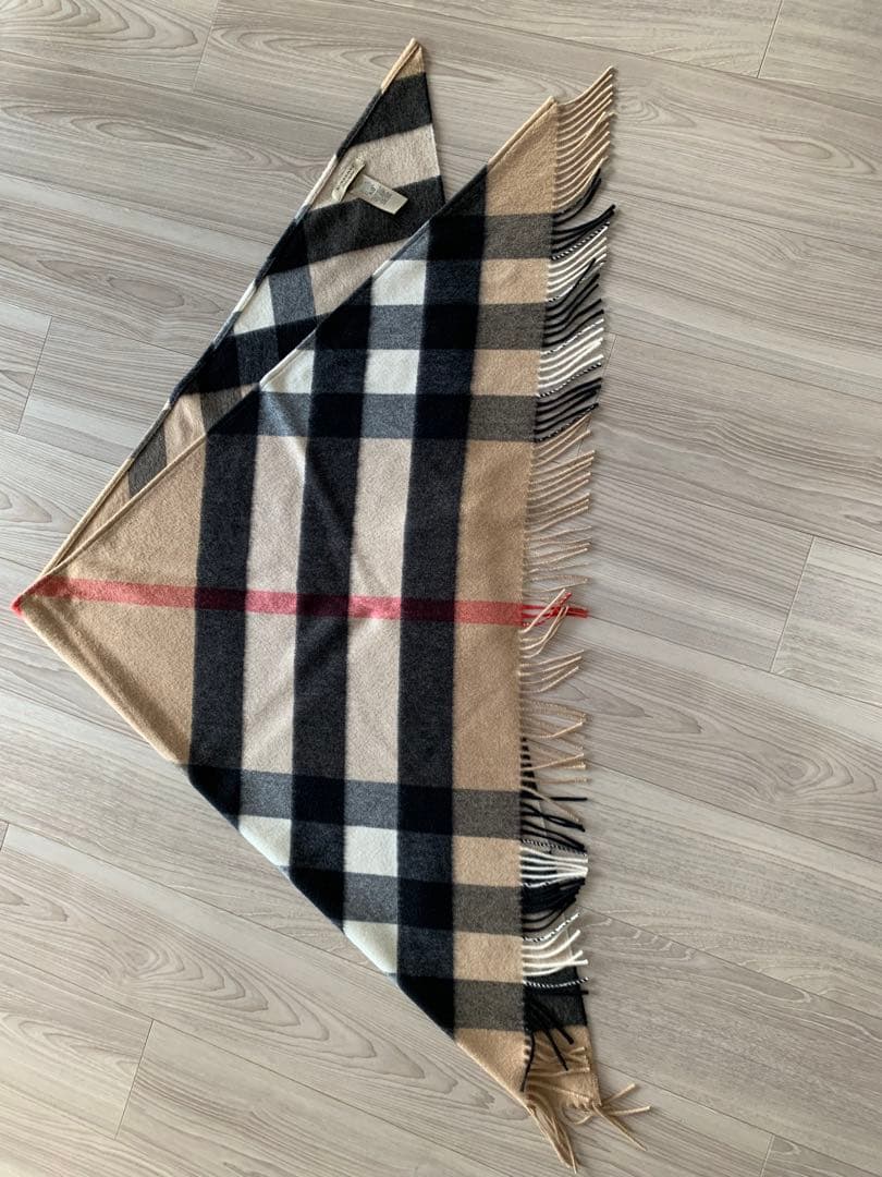 BURBERRY カシミヤ100%ストール 167x85cm