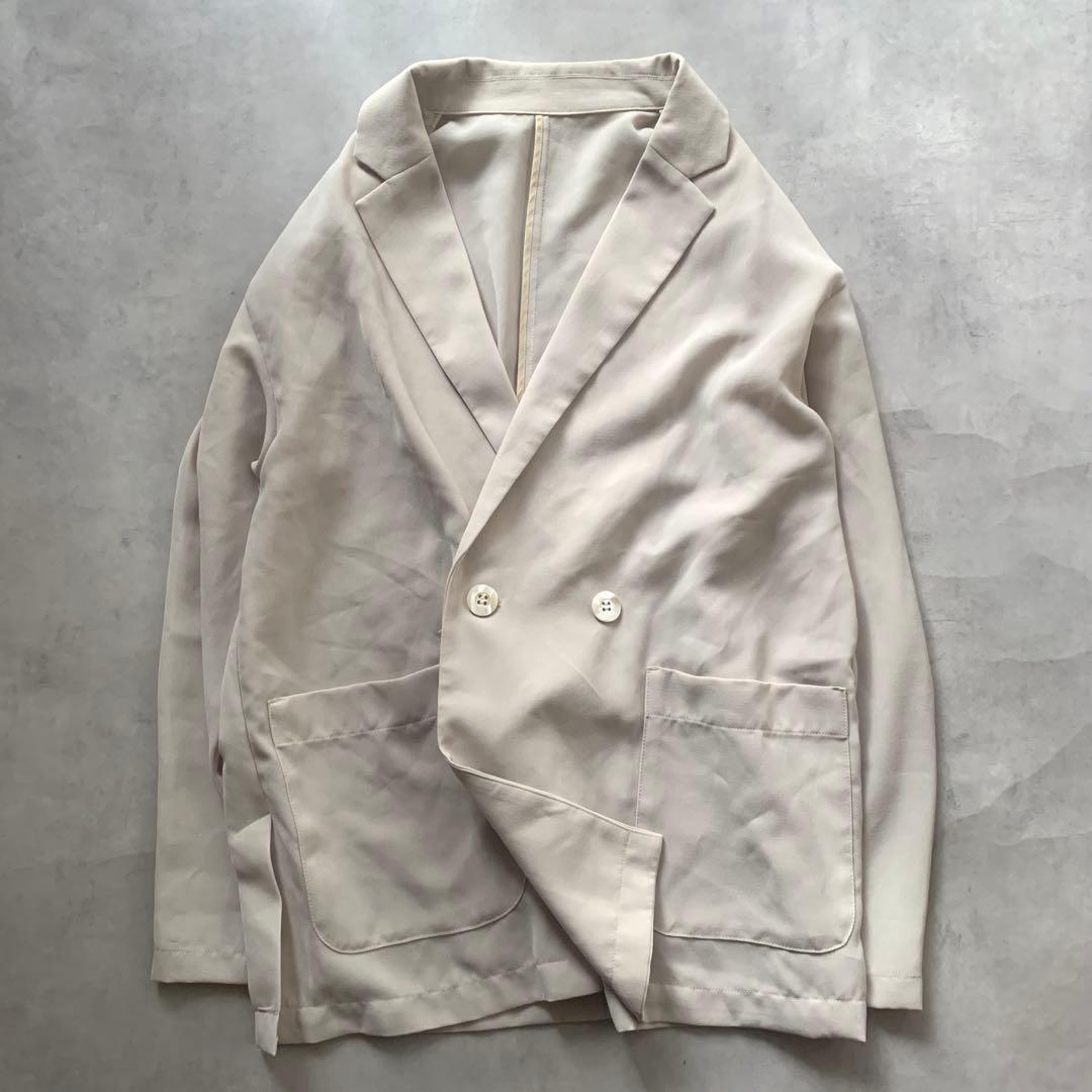 SLOBE IENA ウォッシャブルシアーポリオーバージャケット テーラード