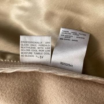 【最高級白タグ】Max Mara　アンゴラ混 ロングコート ベージュ XL相当