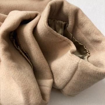 【最高級白タグ】Max Mara　アンゴラ混 ロングコート ベージュ XL相当