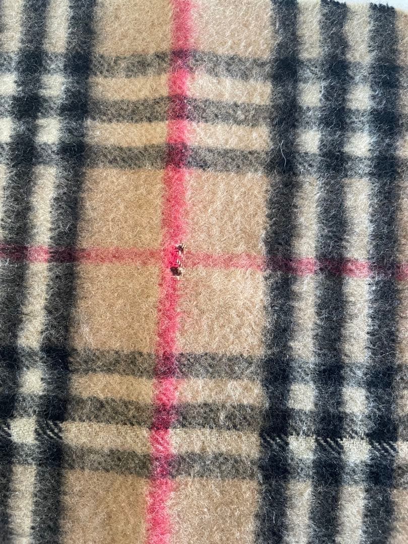 BURBERRY ノバチェック マフラー カシミヤ100% バーバリー　レア