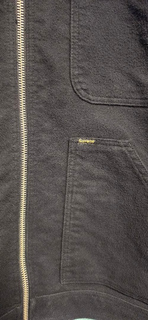 ジャケット・アウター Supreme Moleskin Work Jacket Black XL