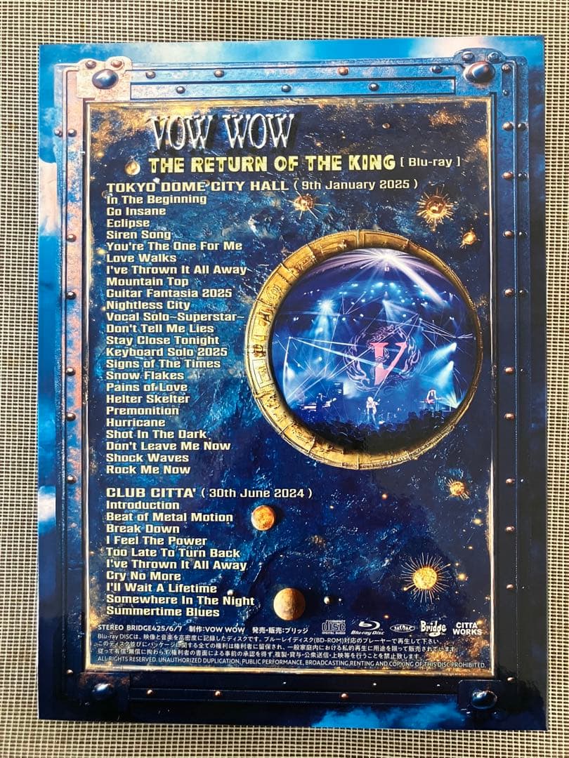 VOWWOW ／ THE RETURN OF THE KING 2025