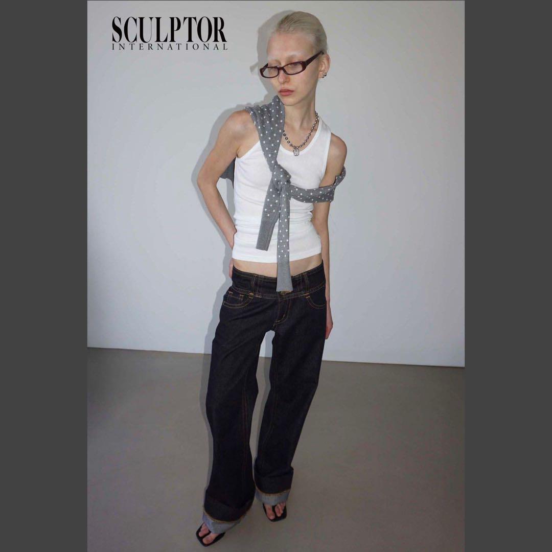 SCULPTOR Union Jack Engineered Denim（M）