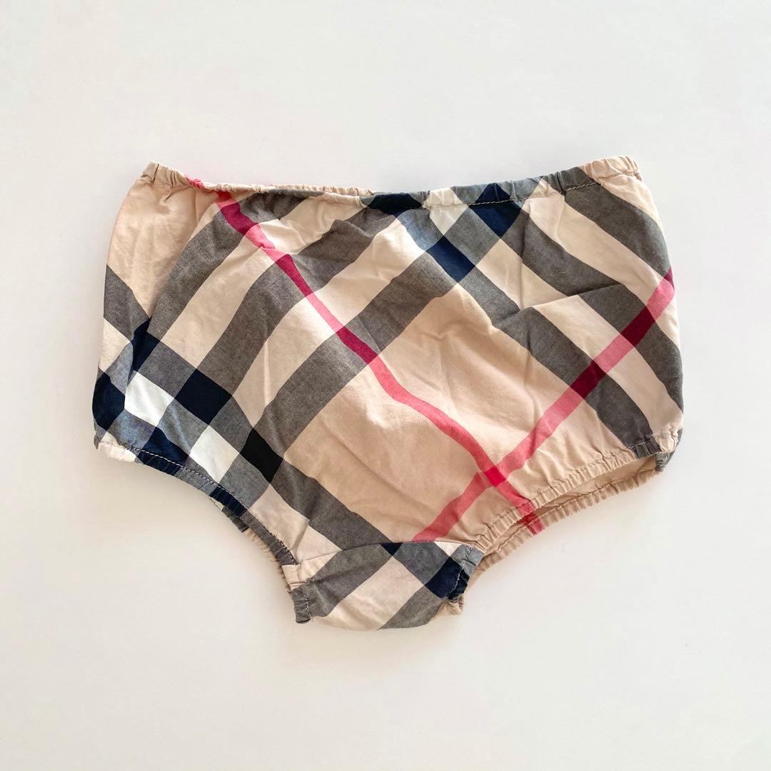 BURBERRY スクエア袖フリルワンピース ブルマセット