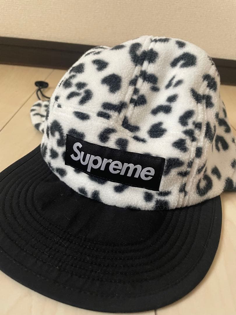 Supreme Polartec Earflap Camp Cap レオパード柄