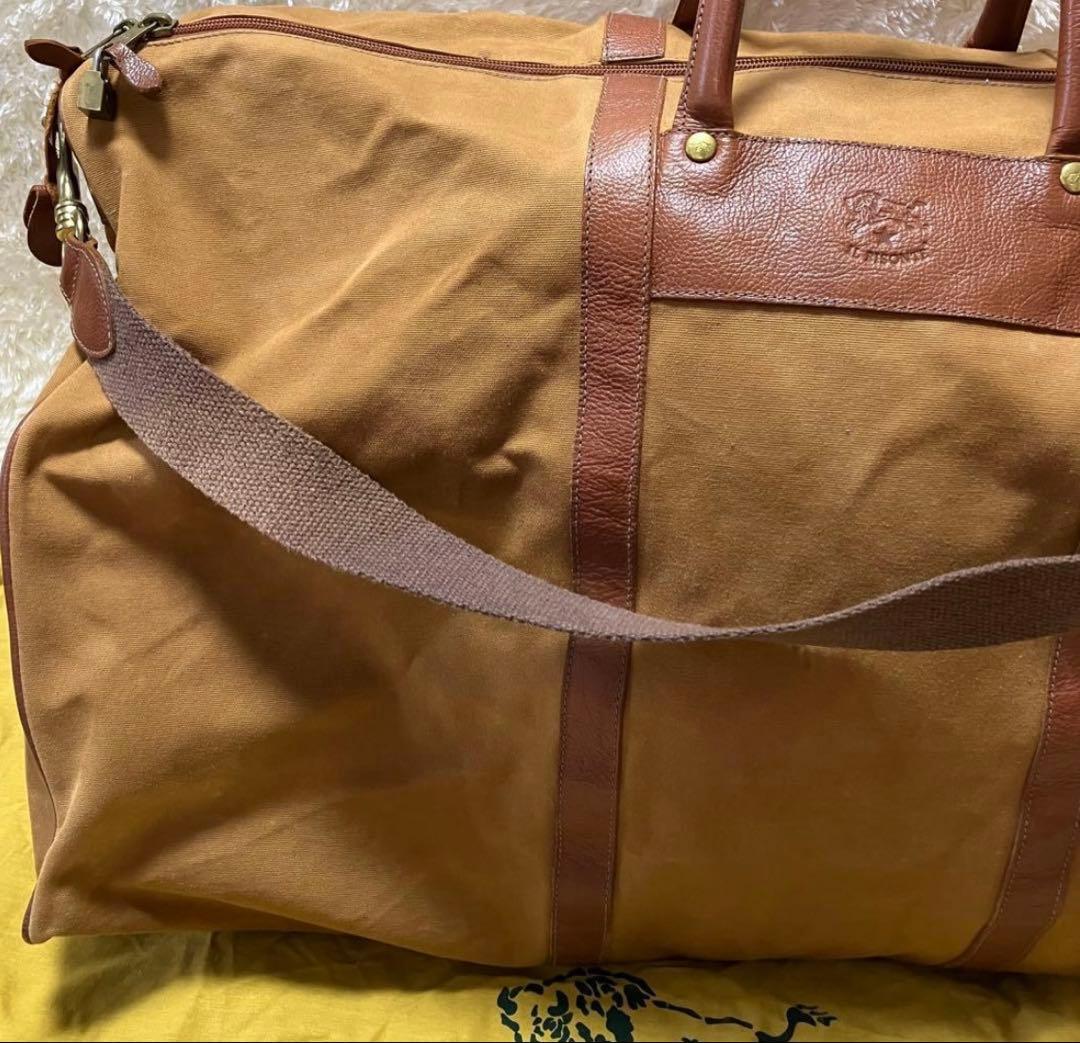 【最終値下げ】イルビゾンテ　ボストンバッグ　2way ショルダー　キャンバス