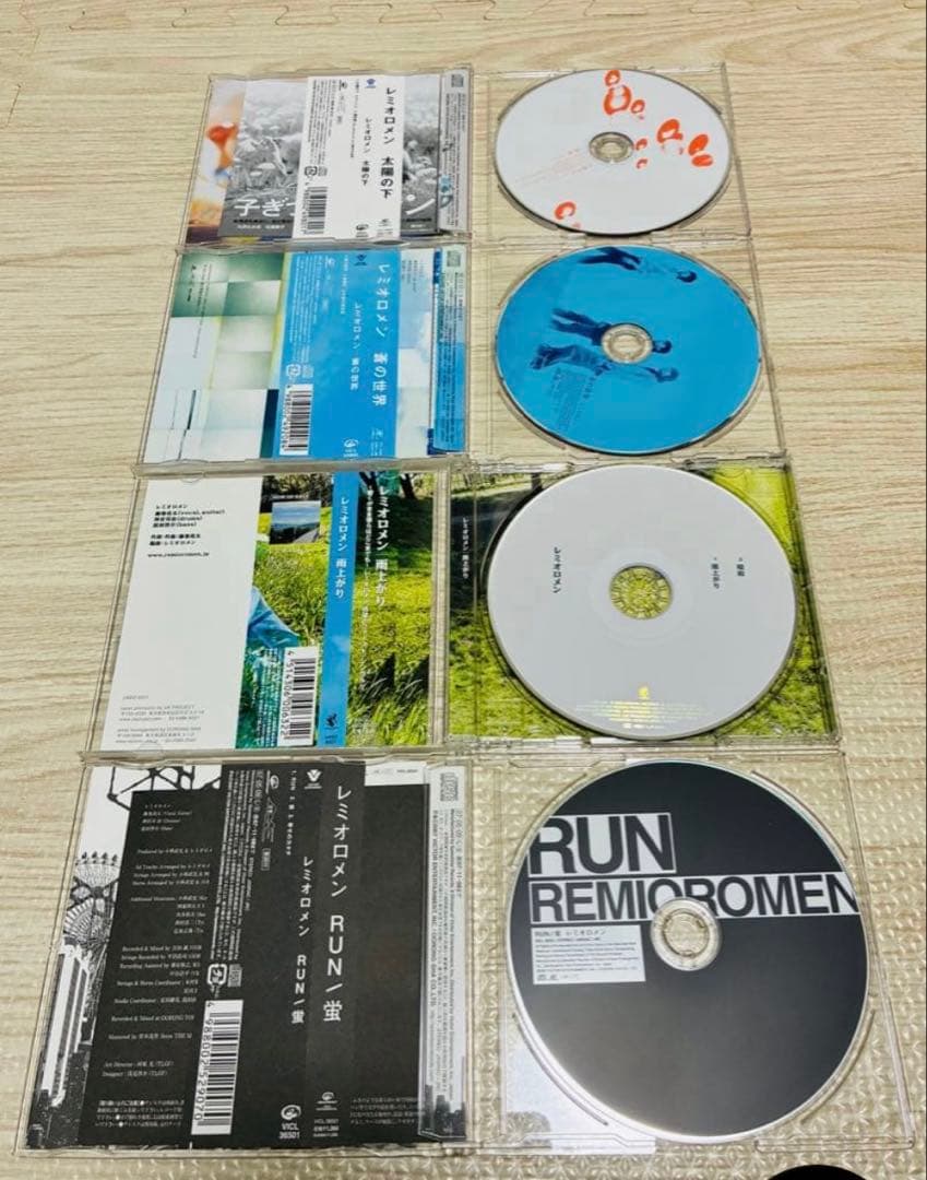 レミオロメンCDセット。美品 前田さんのメモ帳シール