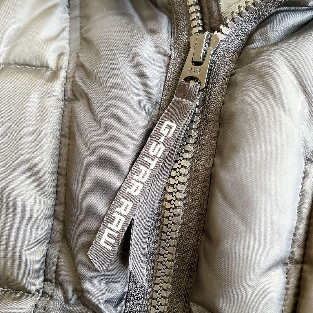 美品 G-STAR RAW ジースター・ロゥ 中綿ジャケット フーデッド M 黒