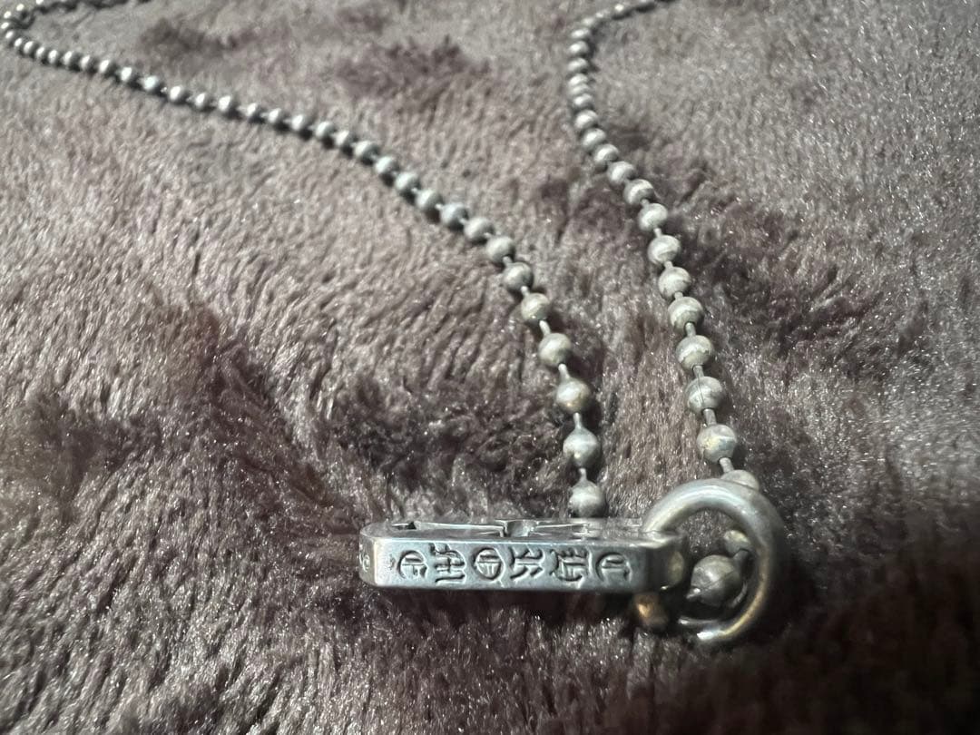 ChromeHearts クロムハーツカットアウトクロスドックタグ(タイニー)