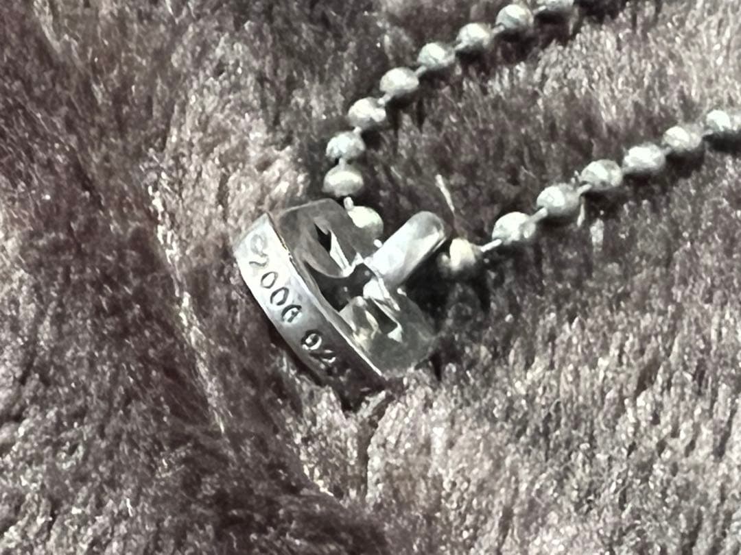 ChromeHearts クロムハーツカットアウトクロスドックタグ(タイニー)