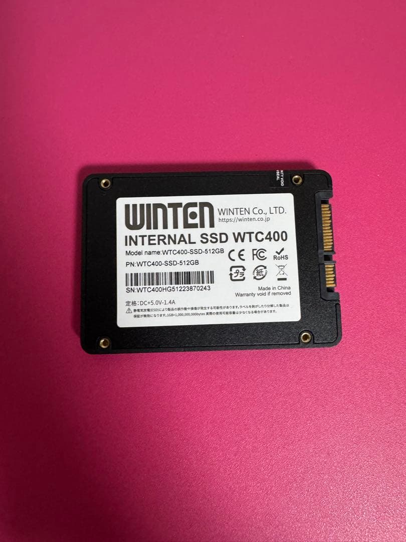 ヒロ様リクエスト WINTEN WTC400 512GB 4枚