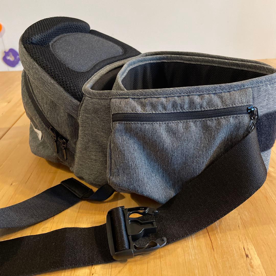 【美品】POLBAN ヒップシート グレー　説明書付　使用回数5回