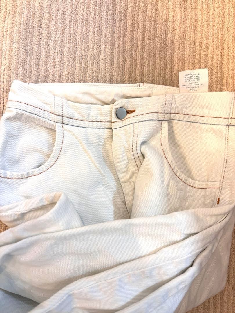 Maison Margiela　38サイズ　ホワイト　デニム パンツ