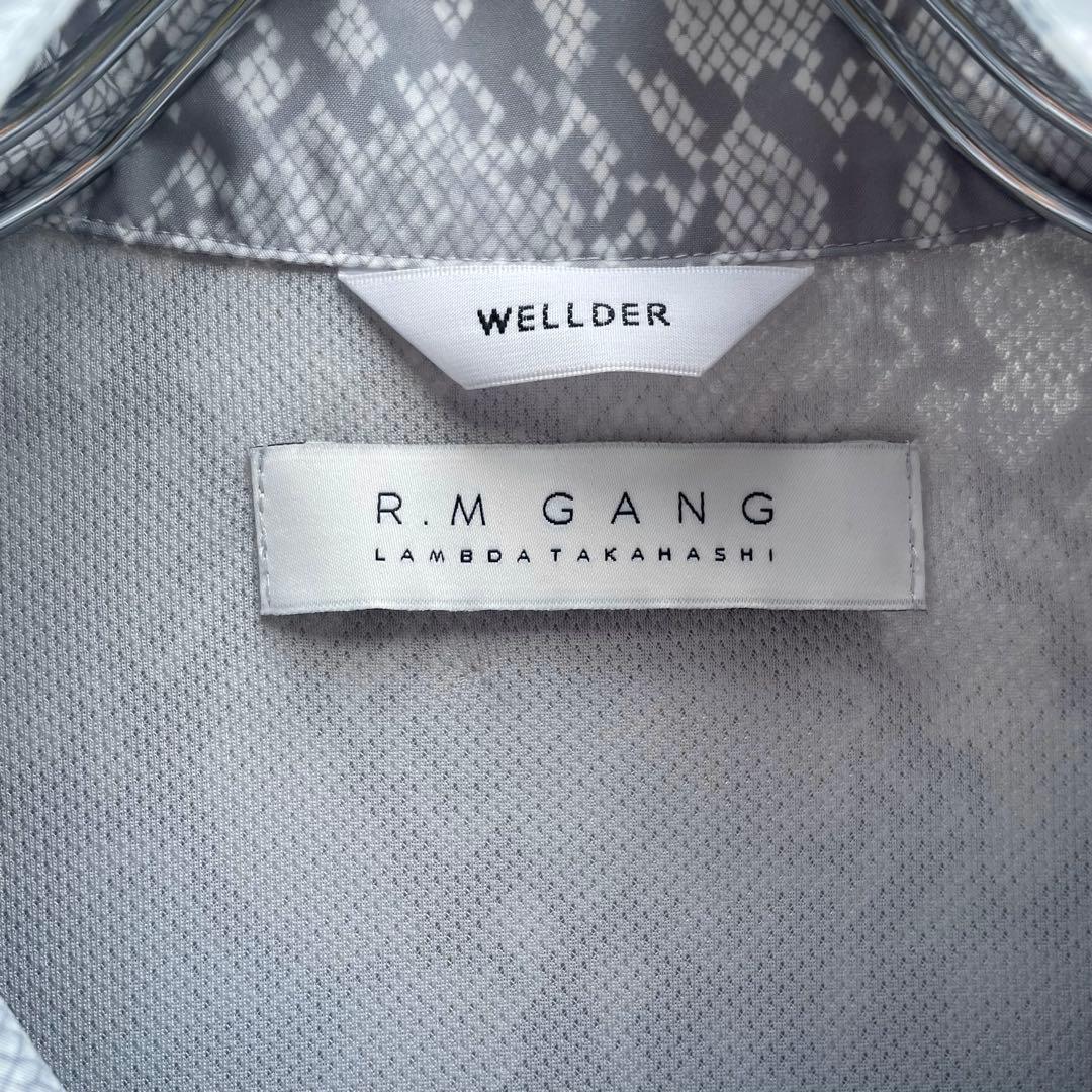 wellder r.m gang ウェルダー パイソン トラックジャケット