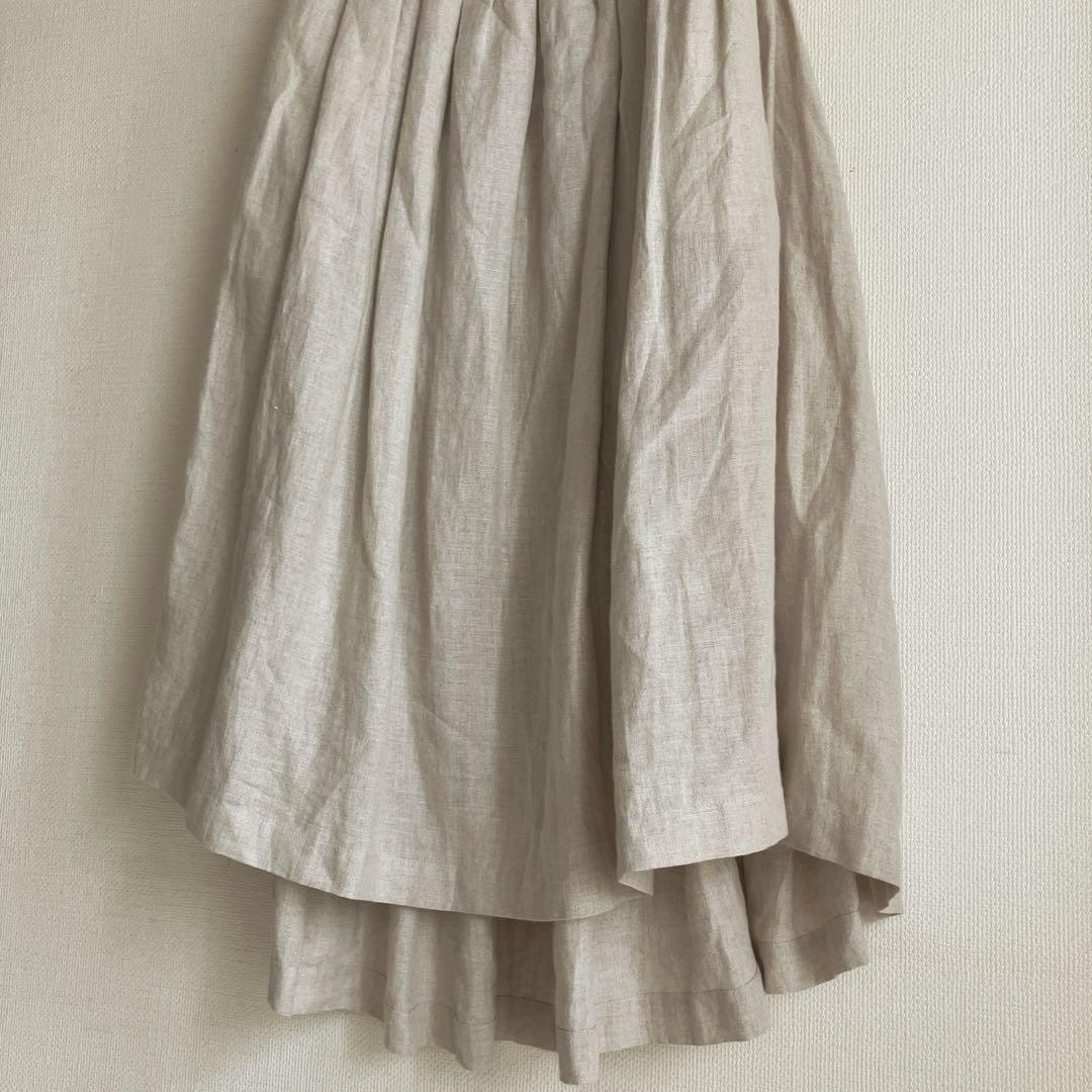 COMMEdesGARCONSCOMMEdesGARCON リネンスカート　Ｍ