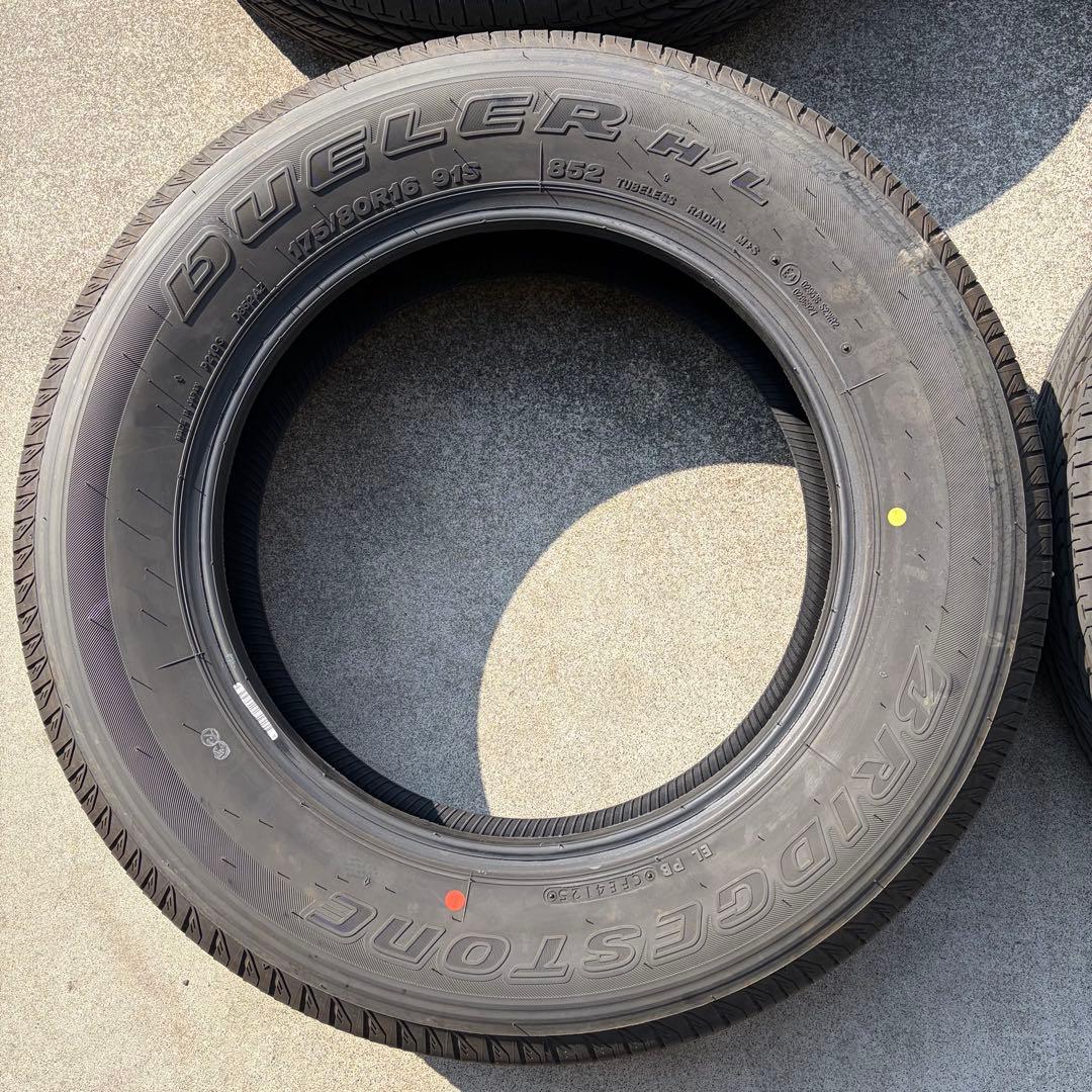 送料無料 175/80R16 走行1000km 4本セットBRIDGESTONE