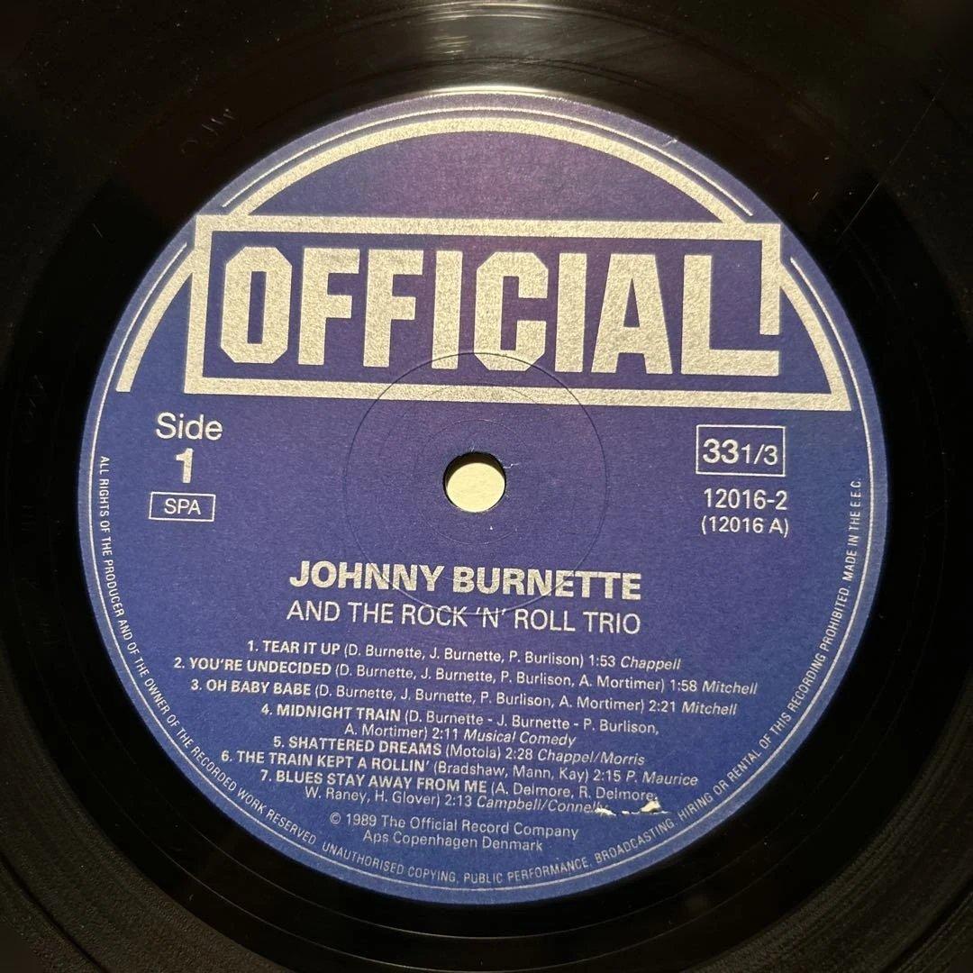 洋楽 Johnny Burnette & The Rock 'N Roll Trio