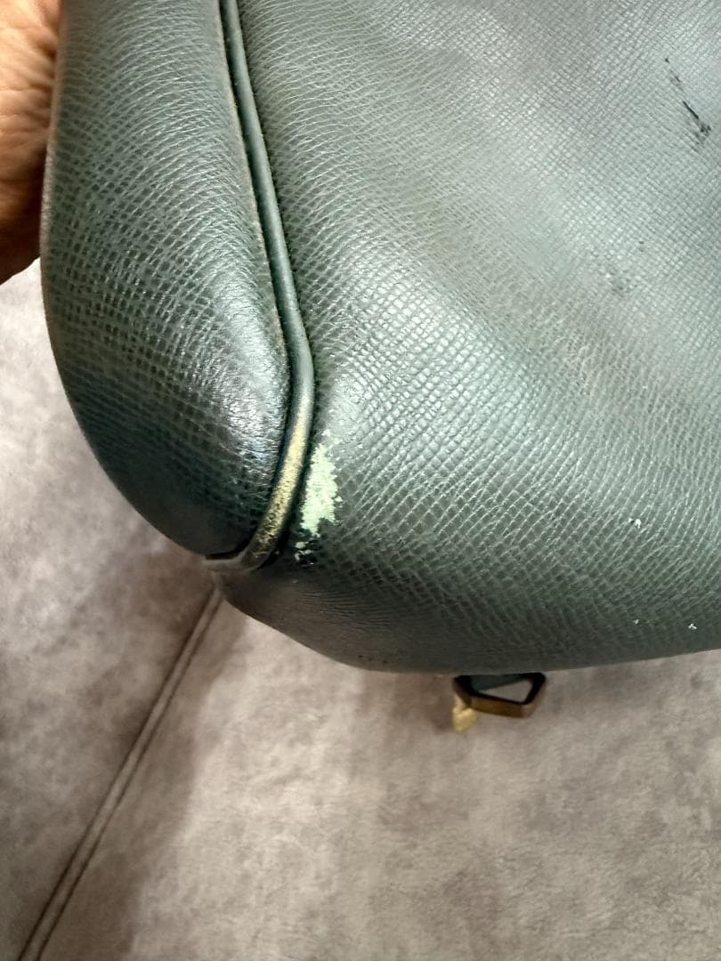 Louis Vuitton グリーン ボストンバッグ