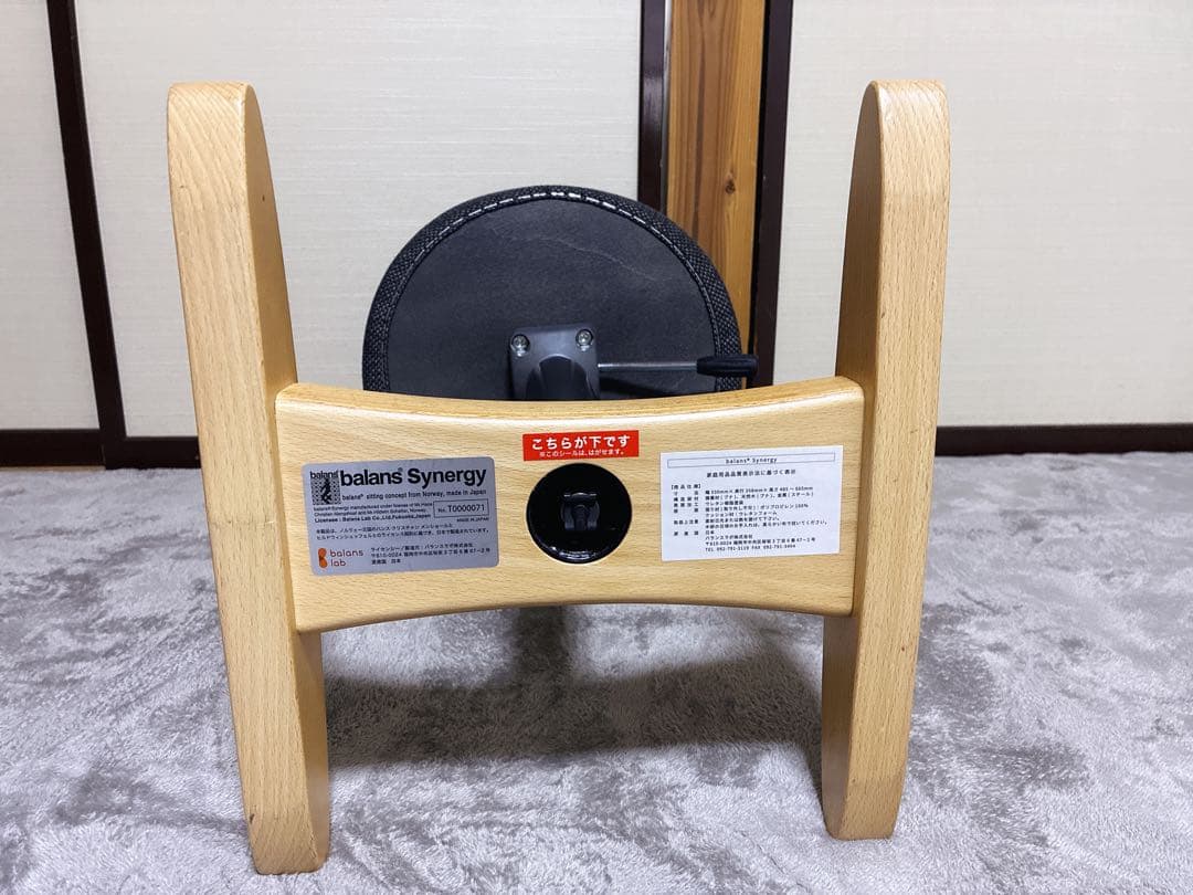 【美品】バランスシナジー ラウンド バランスチェア バランスラボ 腰痛対策