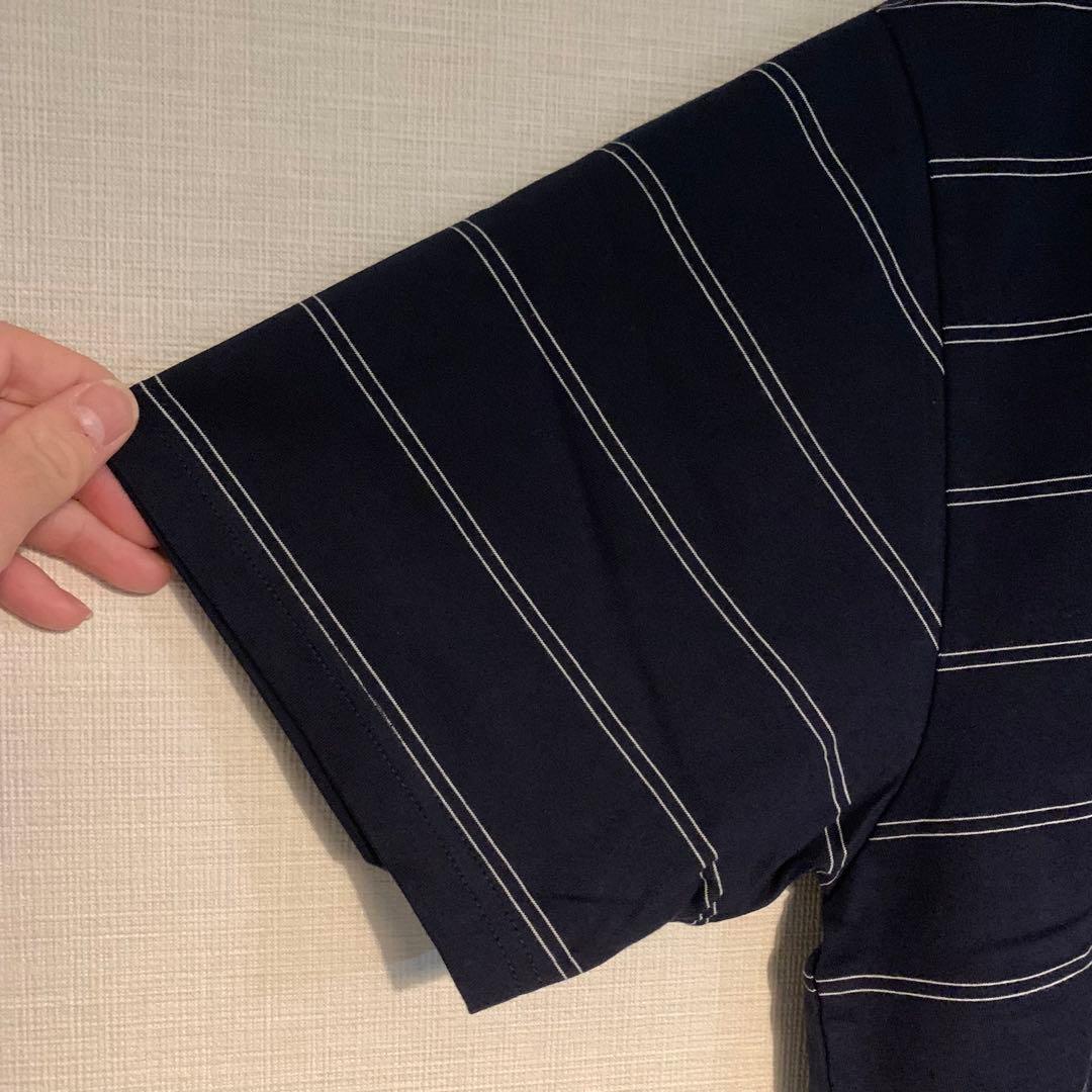 トップス ennoy PANEL BORDER S/S T-SHIRT NAVY M