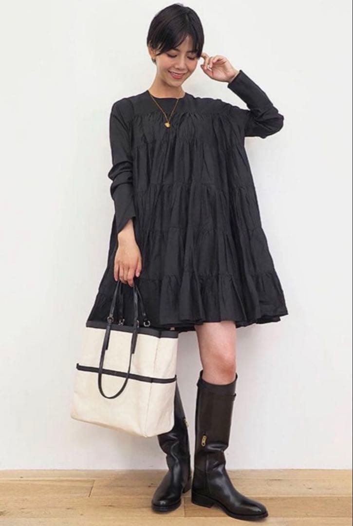 【定価5.8万円✨未使用級】マーレット ソリマン ワンピース ブラック S
