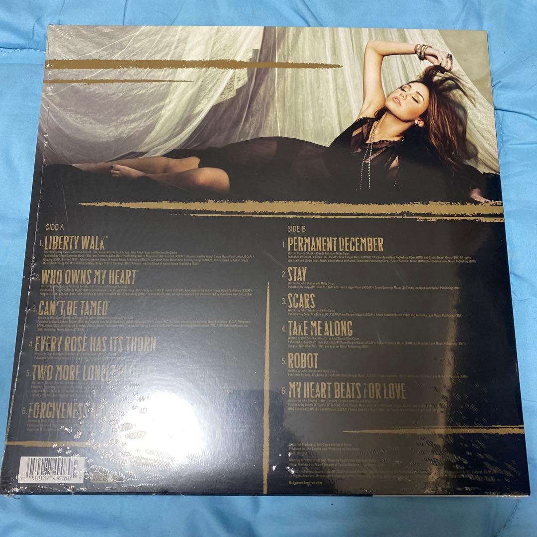 miley cyrus can't be tamed lp レコード