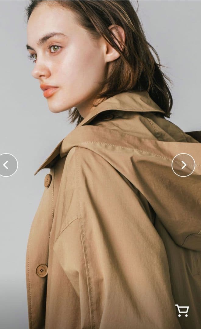 Lacoste ラコステ リラックスフィットステンカラーコートトレンチコート