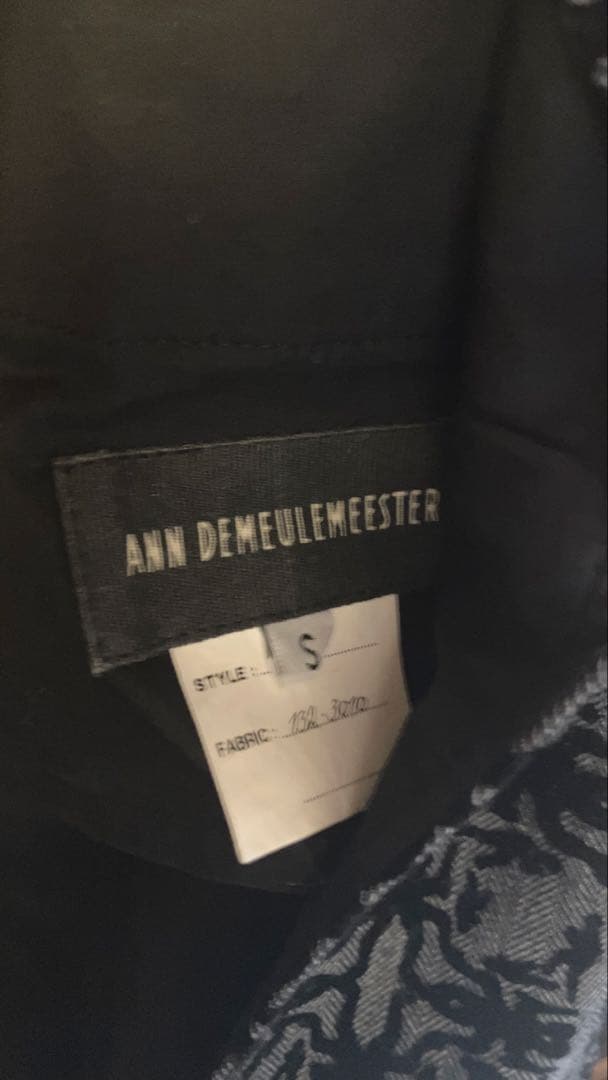 Ann Demeulemeester アンドゥムルメステール セットアップ