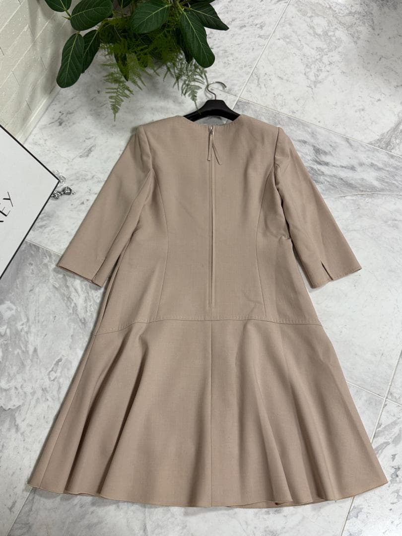 未使用★FOXEYフォクシー フラワーラッフル ストレッチダブルフェイス40