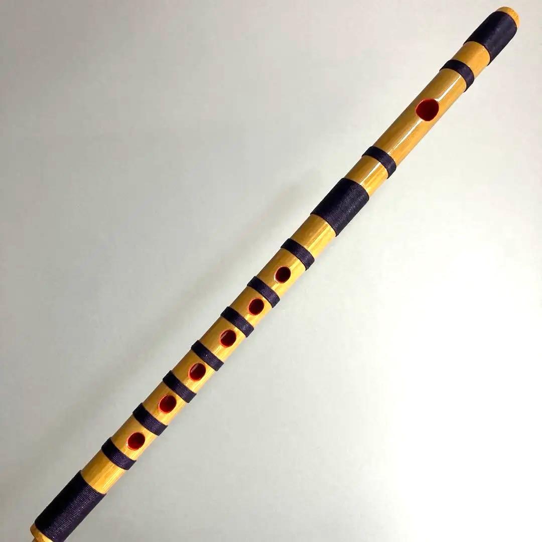 神楽笛（古典調篠笛、囃子笛）　 MRK-87　石見地方　和楽器　竹笛 　総巻