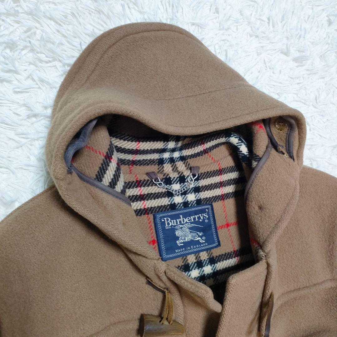 Burberrys バーバリーズ　ダッフルコート　フード　ノバチェック　メンズ