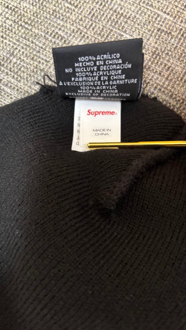 Supreme Box logo ビーニー シュプリーム 黒
