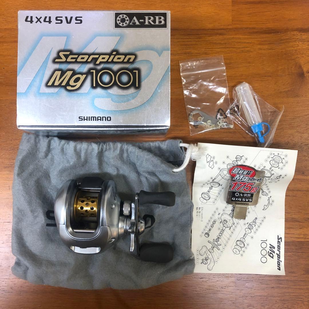 未使用 シマノ スコーピオン Mg 1001 ベイトリール Scorpion
