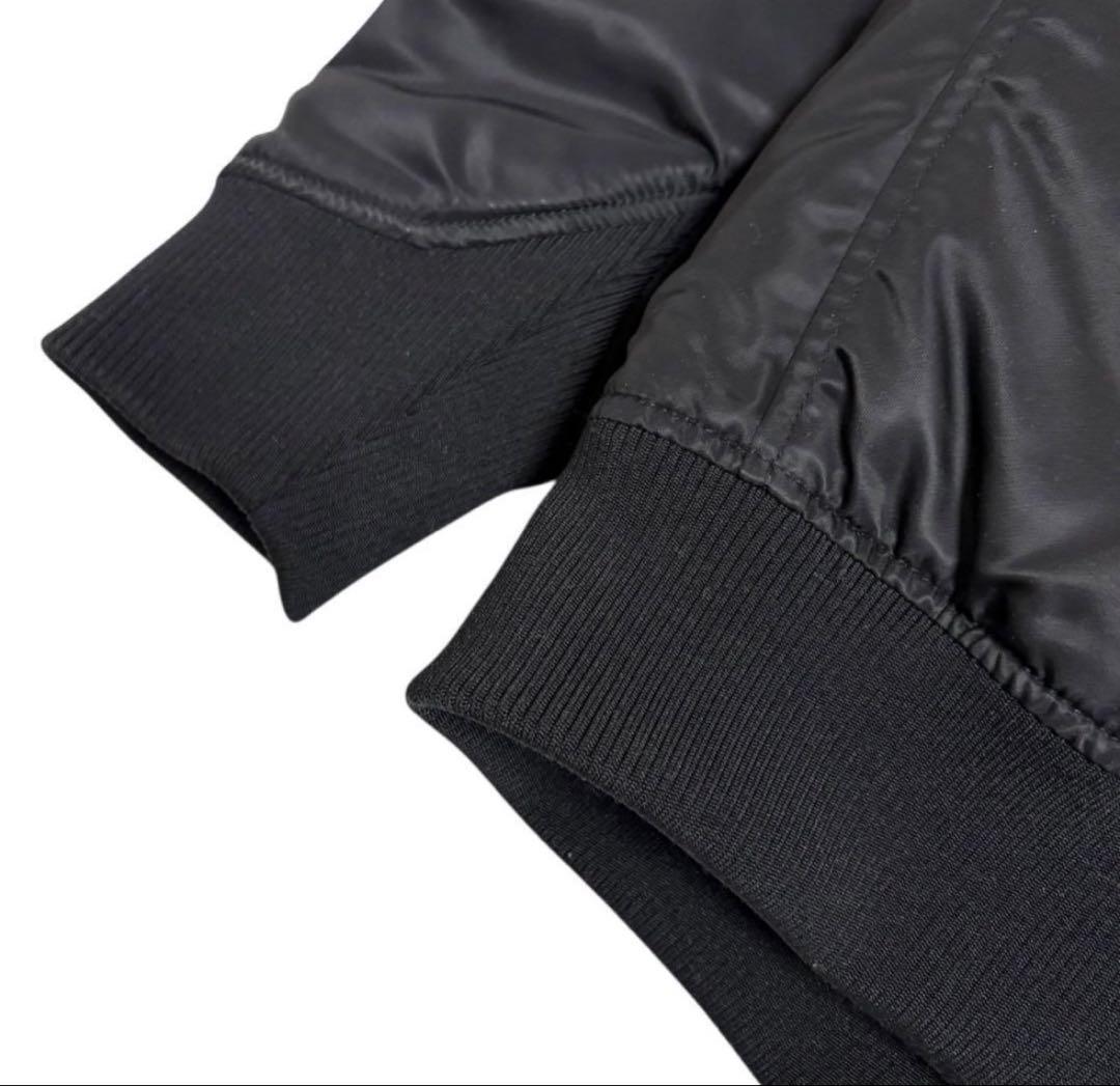 【UNIQLO +J 】ユニクロ　ハイブリッドダウンMA-1 XL ブラック