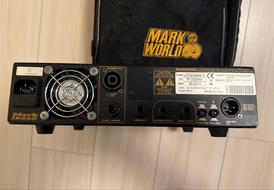 希少　値下げ　MarkBass LittleMark Ⅲ　専用ケース付き