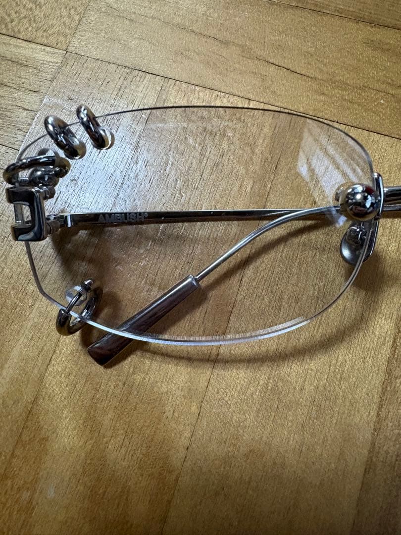 AMBUSH Pierced Sunglasses アンブッシュ リムレスメガネ