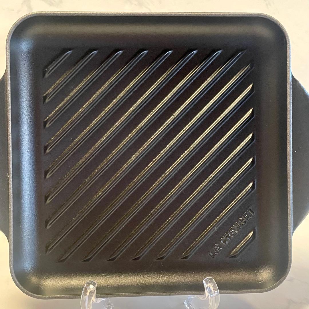LE CREUSET⭐︎ルクレーゼ　鋳鉄　グリルパン 正方形　24cm ブラック