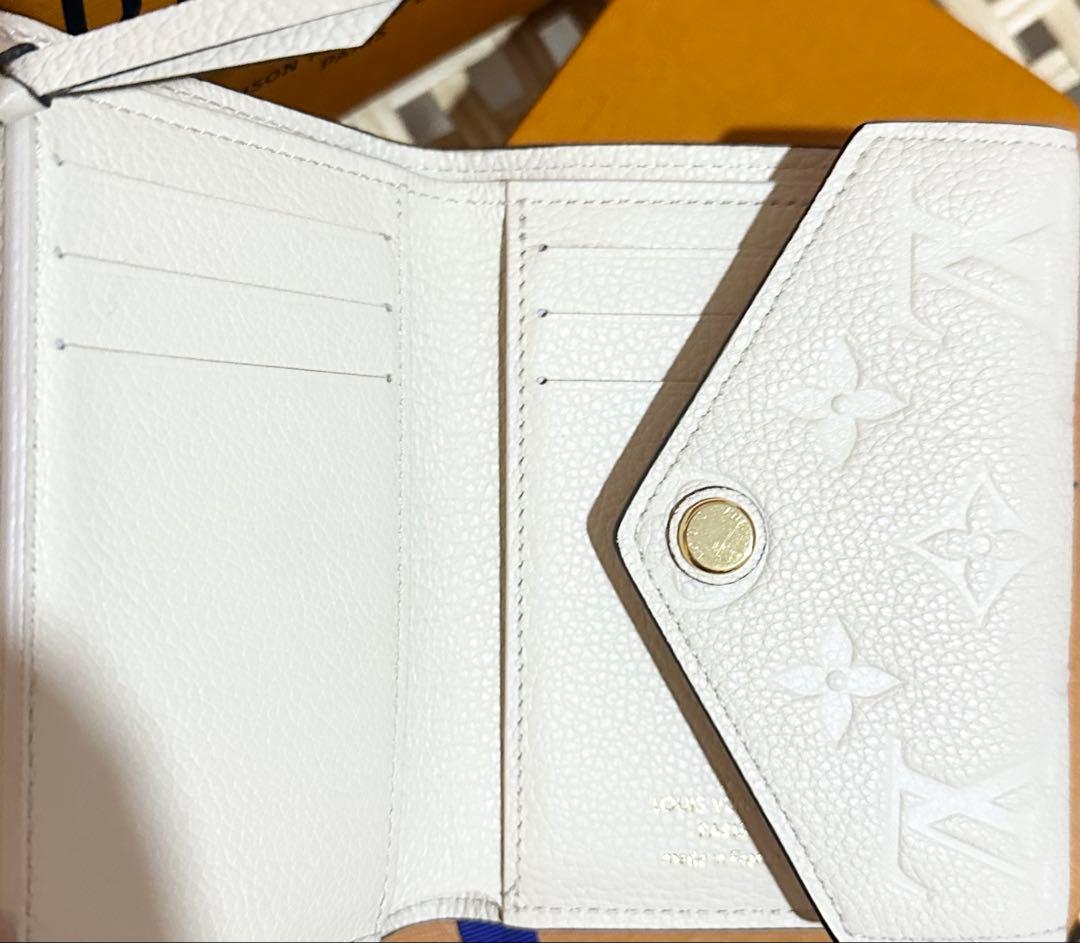 極美品 LOUIS VUITTON ポルトフォイユ ヴィクトリーヌ ホワイト